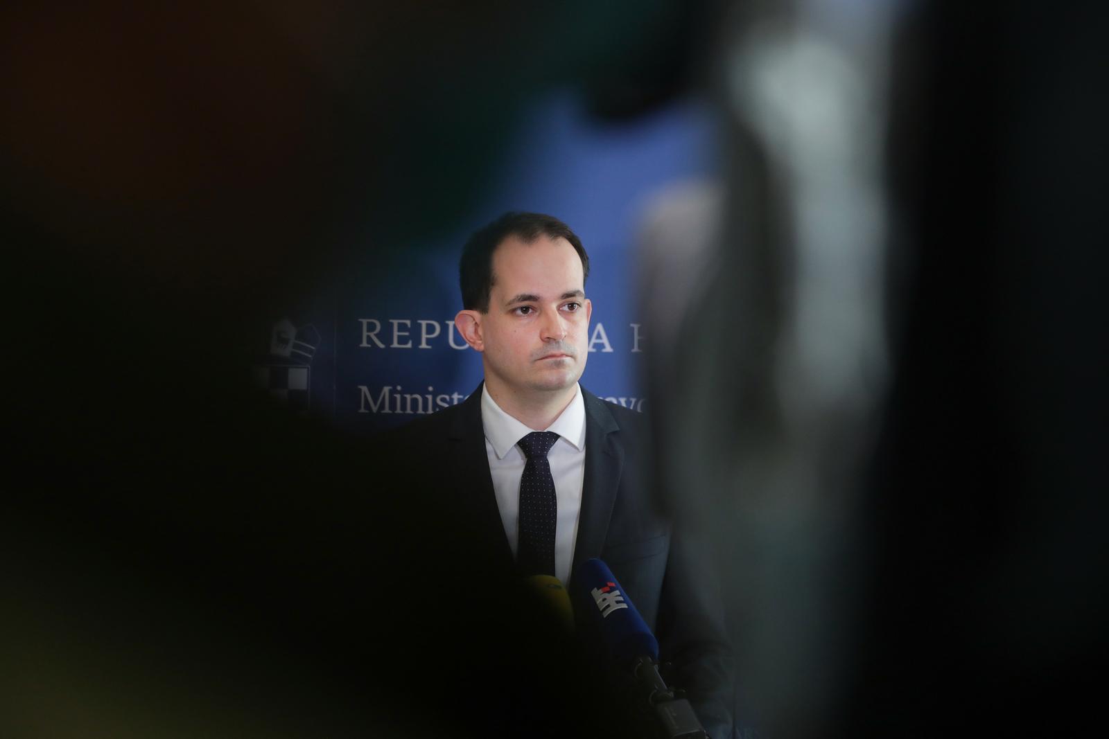 11.02.2022., Zagreb - Ministar pravosudja i uprave Ivan Malenica dao  izjavu za medije na temu reformskih procesa u pravosudju. Photo: Robert Anic/PIXSELL