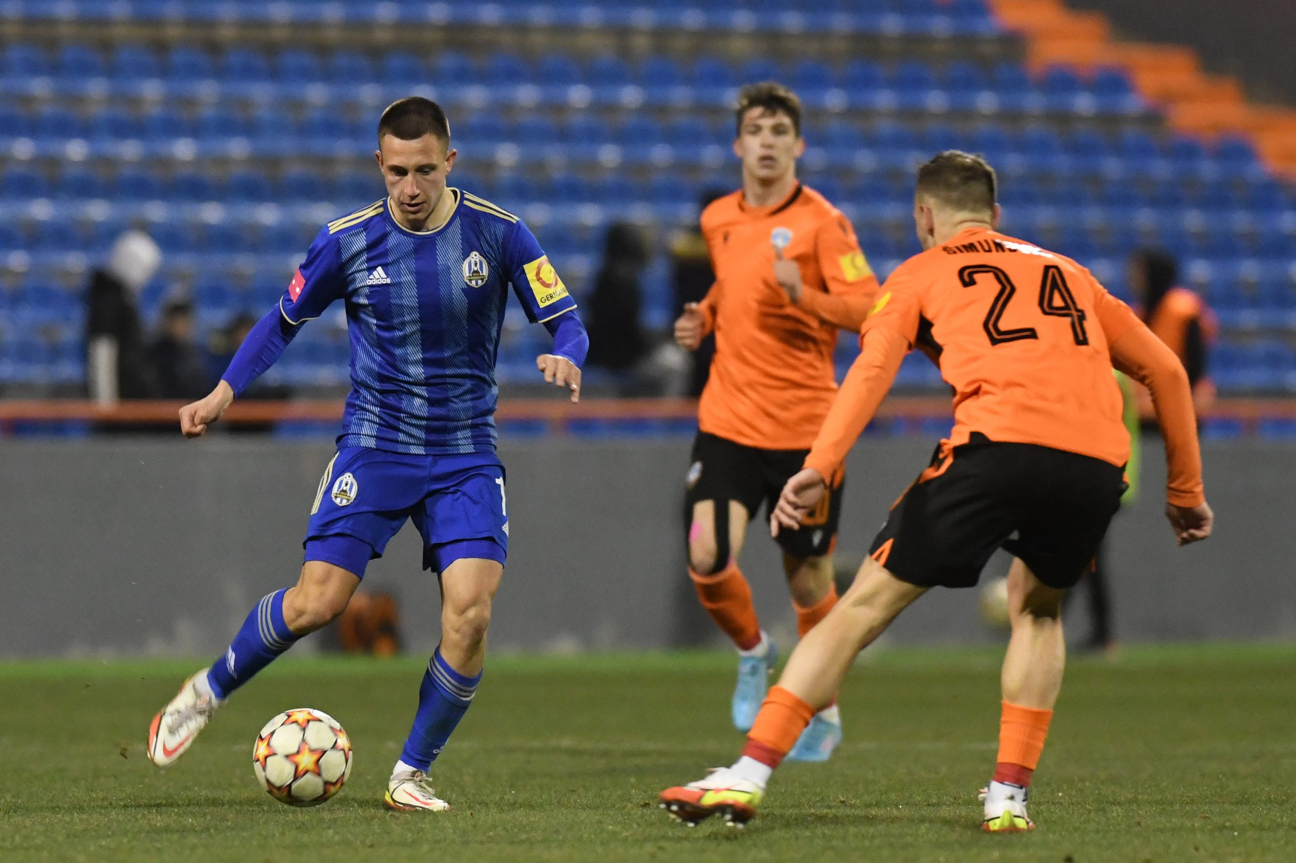 11.03.2022., Sibenik - Hrvatski Telekom Prva liga, 27. kolo, HNK Sibenik - NK Lokomotiva. Photo: Hrvoje Jelavic/PIXSELL