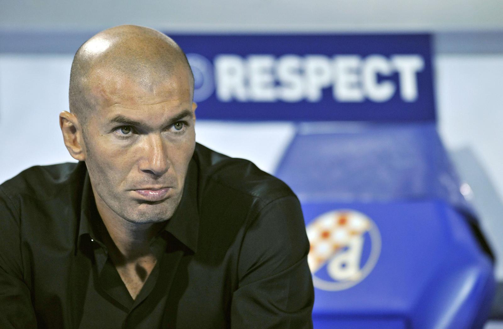 14.09.2011., stadion u Maksimiru, Zagreb - 1. kolo UEFA Lige prvaka, nogometna utakmica GNK Dinamo - Real Madrid.rZinedine ZidanerPhoto: Goran Stanzl/PIXSELL