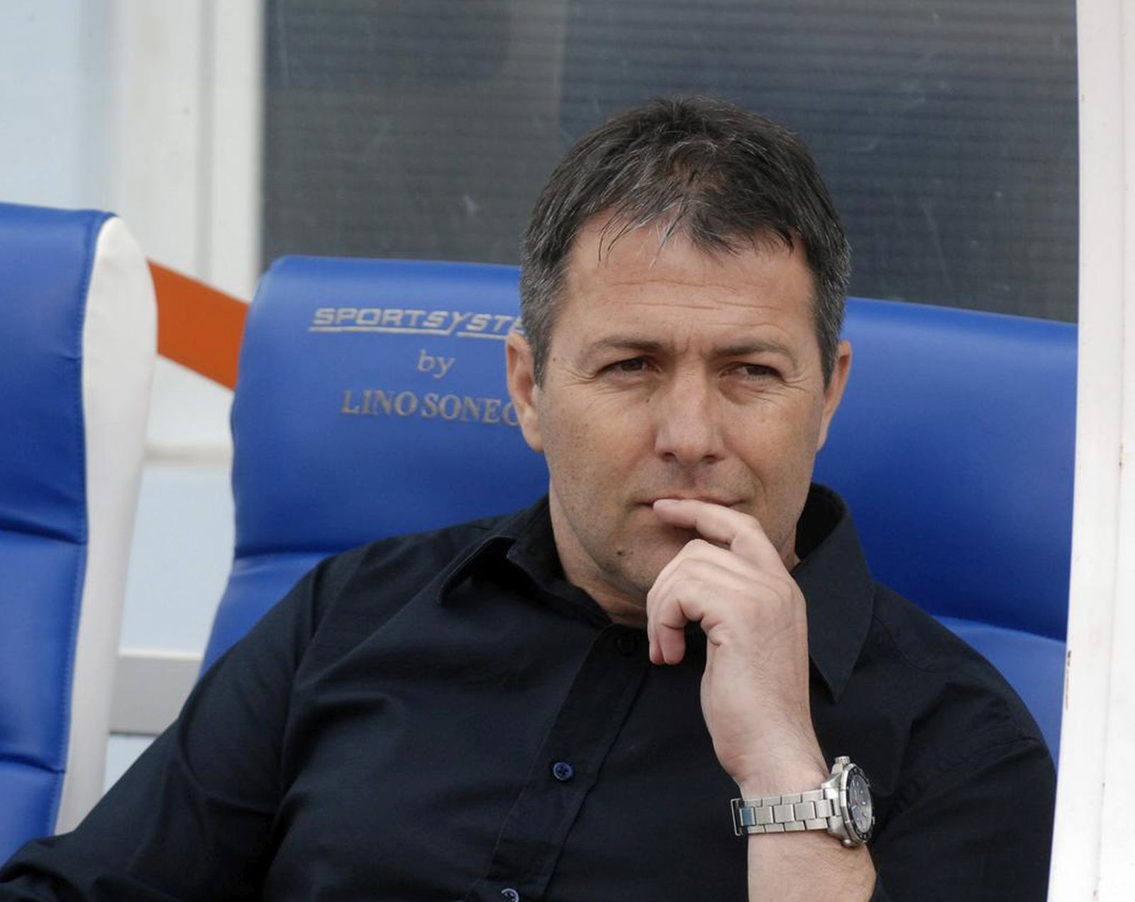 25.03.2012., Kantrida, Rijeka - Nogometna utkamica 23. kola MAXtv Prve HNL, HNK Rijeka - NK Inter Zapresic. Trener Rijeke Dragan Skocic.rPhoto: Goran Kovacic/PIXSELL