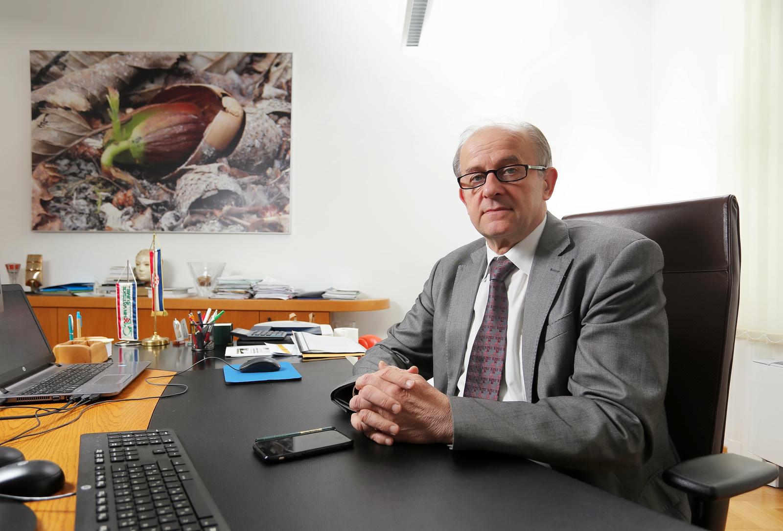 13.03.2018., Zagreb - Krunoslav Jakupcic, predsjednik Uprave Hrvatskih suma. Photo: Tomislav Miletic/PIXSELL