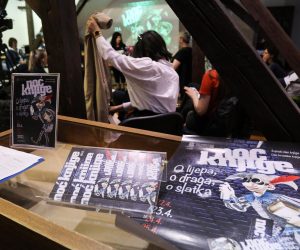 13.04..2022., Zagreb - U Galeriji Kupola Gradske knjiznice odrzana je konferencija za medije povodom odrzavanja manifestacije Noc knjige. Photo: Zeljko Hladika/PIXSELL