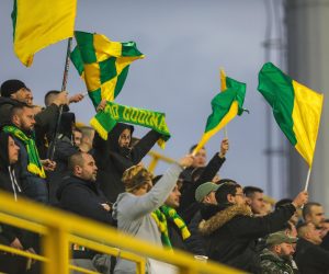 19.02.2022., stadion Aldo Drosina, Pula - Hrvatski Telekom Prva liga, 24. kolo, NK Istra 1961 - NK Osijek. Navijaci Istre, Demoni   Photo: Srecko Niketic/PIXSELL
