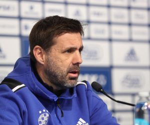 19.04.2022., Zagreb - Trener Dinama Zeljko Kopic odrzao je na stadionu Maksimir konferenciju za medije na kojoj je najavio sutrasnju utakmicu izmedju Dinama i Hajduka. Photo: Luka Stanzl/PIXSELL