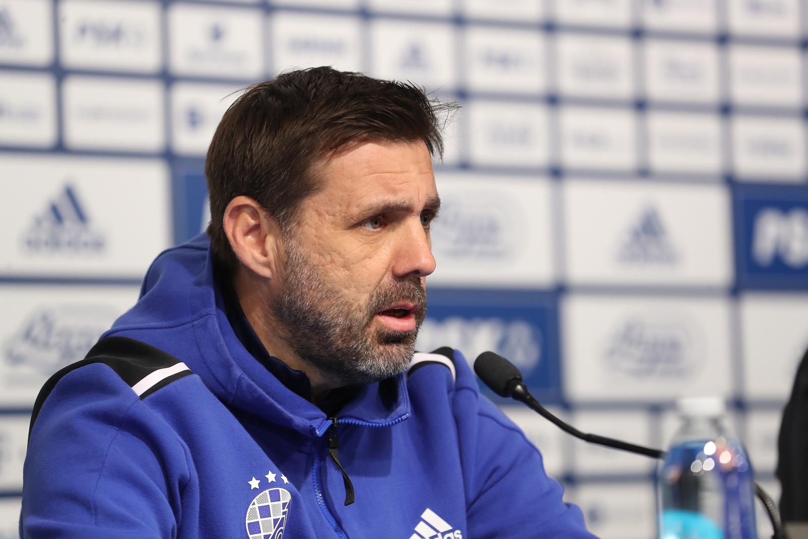 19.04.2022., Zagreb - Trener Dinama Zeljko Kopic odrzao je na stadionu Maksimir konferenciju za medije na kojoj je najavio sutrasnju utakmicu izmedju Dinama i Hajduka. Photo: Luka Stanzl/PIXSELL