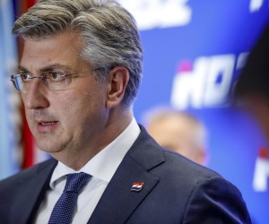 19.04.2022., Zagreb - Sjednica Predsjednistva i Nacionalnog vijeca HDZ-a nakon koje je premijer Andrej Plenkovic dao izjave za medije.  Photo: Slavko Midzor/PIXSELL