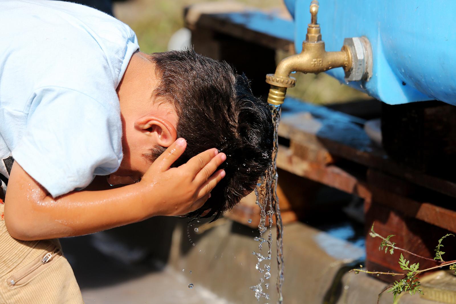 19.09.2015., Tovarnik - Izbjeglice koje udju u Hrvatsku prvo su smjesteni u mjestu Tovarnik.rPhoto: Marko Mrkonjic/PIXSELL