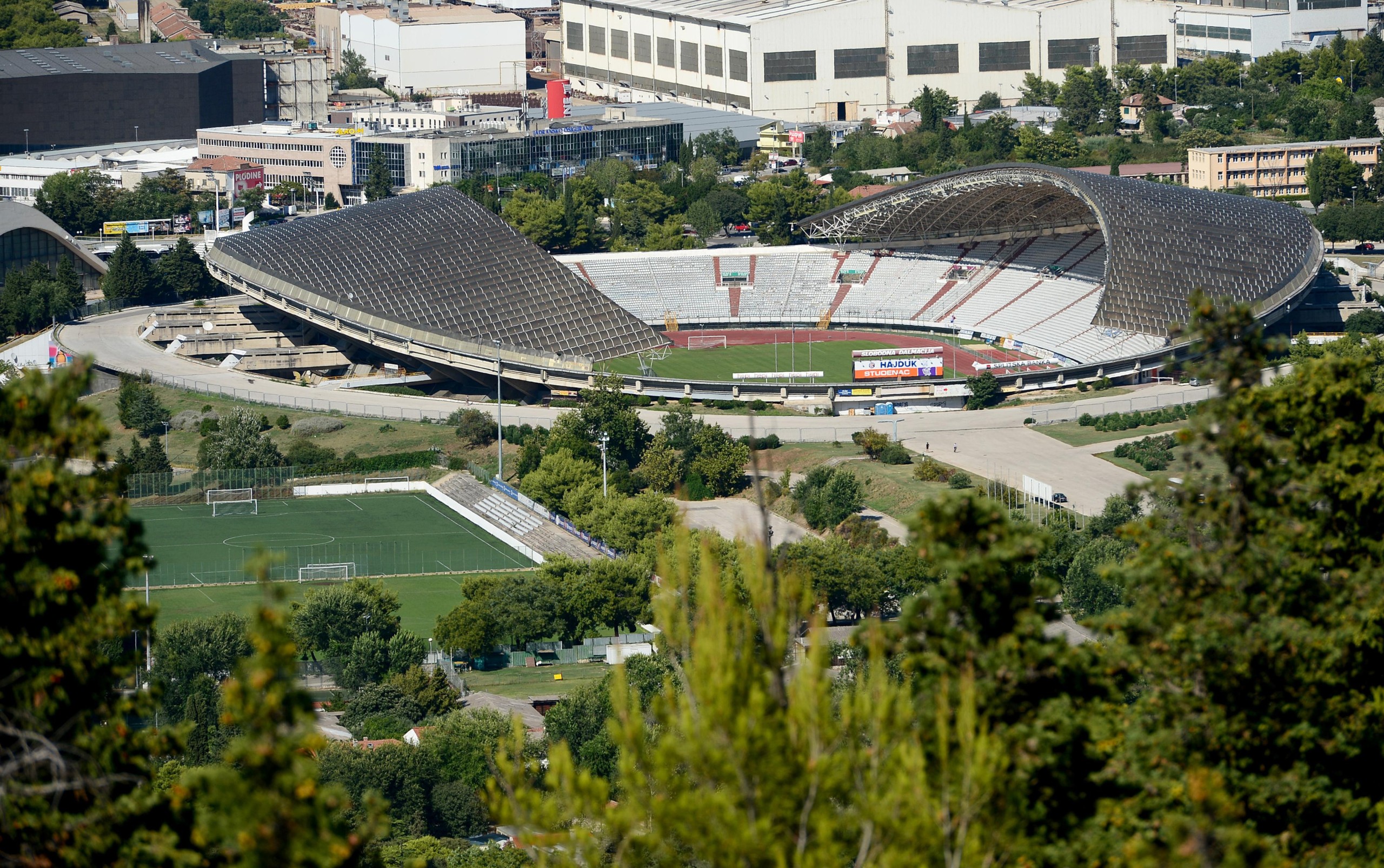 20.08.2015., Split - Pogled s Marjana na stadion Poljud. "nPhoto: Marko Prpic/PIXSELL