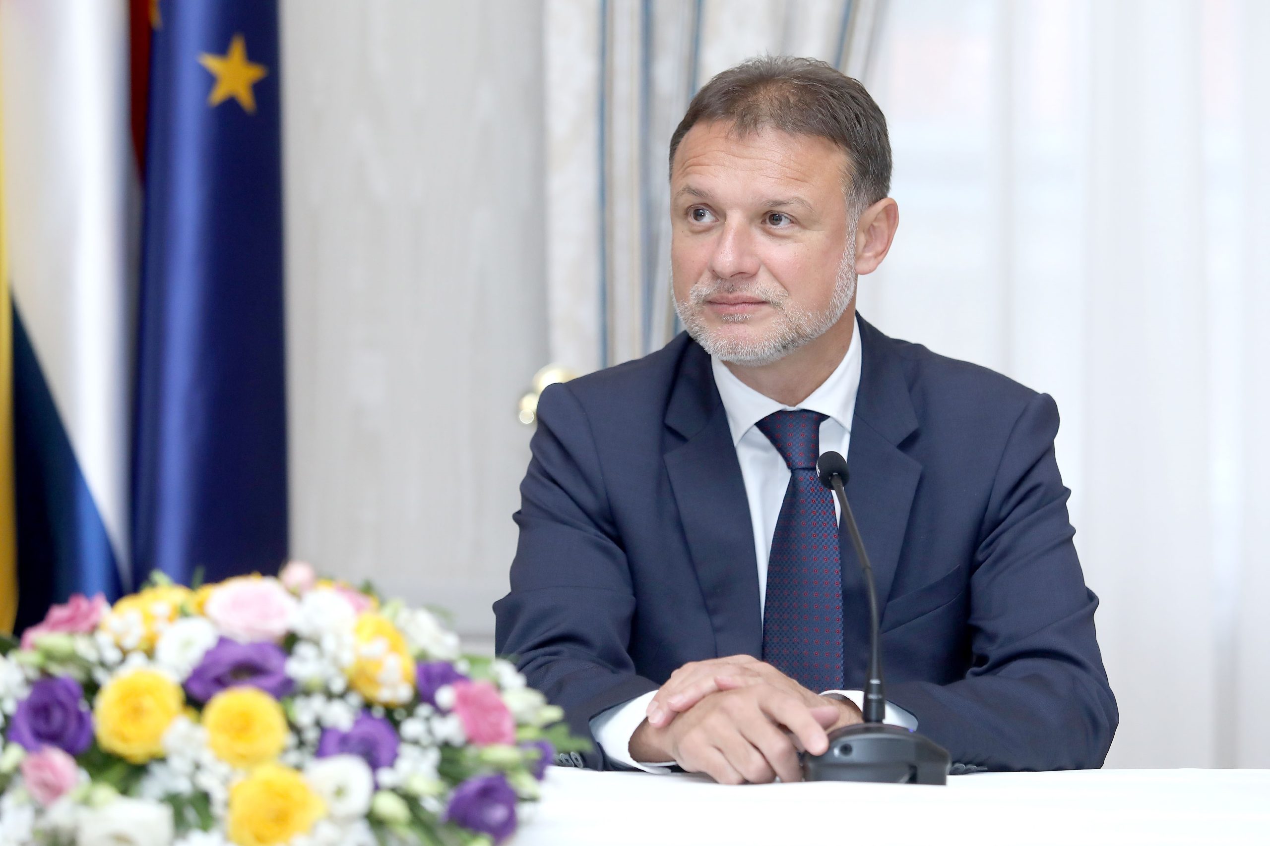 20.11.2019., Zagreb -Predsjednik Hrvatskoga sabora Gordan Jandrokovic primio je danas predsjednika Parlamenta Savezne Republike Njemacke Wolfganga Schaublea. rPhoto: Patrik Macek/PIXSELL
