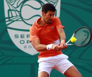 20, April, 2022, Belgrade - The match of the eighth finals of the Serbia Open tennis tournament between Novak Djokovic (SRB) and Laslo Djera (SRB). Novak Djokovic. Photo: A.K./ATAImages

20, april, 2022, Beograd - Mec osmine finala teniskog turnira Serbia Open izmedju Novaka Djokovica (SRB) i Lasla Djerea (SRB). Photo: A.K./ATAImages Photo: A.K./ATAImages/PIXSELL