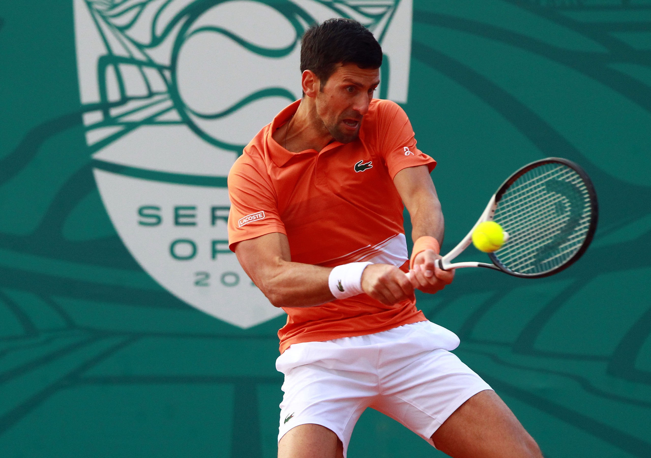 20, April, 2022, Belgrade - The match of the eighth finals of the Serbia Open tennis tournament between Novak Djokovic (SRB) and Laslo Djera (SRB). Novak Djokovic. Photo: A.K./ATAImages

20, april, 2022, Beograd - Mec osmine finala teniskog turnira Serbia Open izmedju Novaka Djokovica (SRB) i Lasla Djerea (SRB). Photo: A.K./ATAImages Photo: A.K./ATAImages/PIXSELL