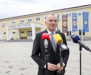 22.01.2022., Zagreb - Rakitje, prostorije Ustanove za sveobuhvatnu skrb "Tigar". Izborna skupstina hrvatskog generalnog zbora. Novoizabrani predsjednik zbora je general bojnik Marinko Kresic.

 Photo: Marin Tironi/PIXSELL