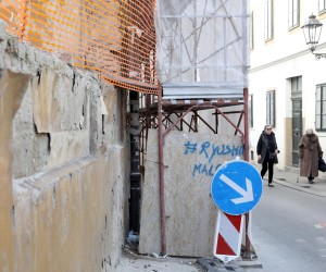22.03.2022., Zagreb - Dvije godine od potresa u Zagrebu gradska vlast nije nasla nacina da se s mrtve tocke pokrene obnovu gimnazija na Gornjem gradu. Photo: Patrik Macek/PIXSELL