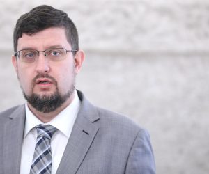 24.02.2022., Zagreb - U Saboru je odrzana izvanredna konferencija na kojoj je Stjepan Curaj osudio rusku agresiju na Ukrajinu. Photo: Patrik Macek/PIXSELL