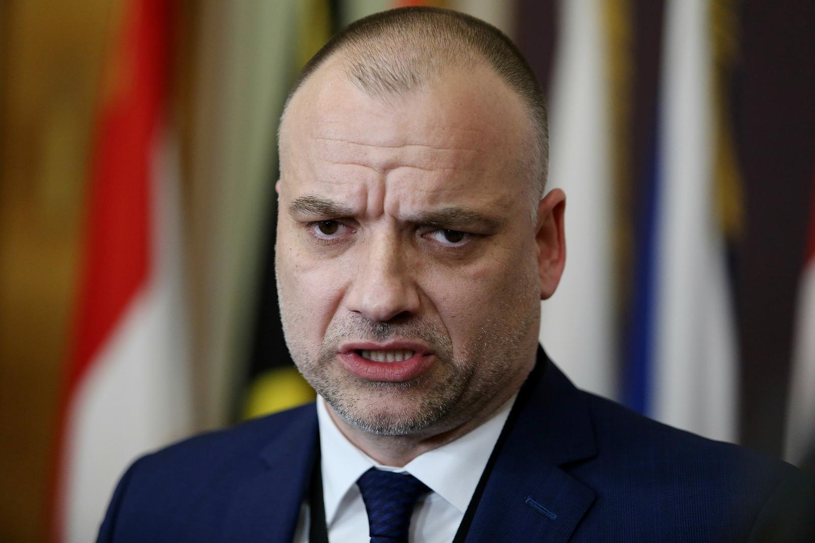 26.02.2020., hotel Westin, Zagreb - Konferencija "Europski obavjestajni kolegij - potpisivanje pisma namjere". Daniel Markic. rPhoto: Dalibor Urukalovic/PIXSELL