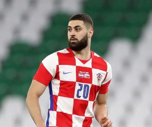 26.03.2022., Katar, Doha - Prijateljski turnir na kojem nastupaju Katar, Bugarska, Slovenija i Hrvatska priprema je za nadolazece Svjetsko prvenstvo. Prijateljska nogometna utakmica na stadionu Education City, Hrvatska - Slovenija. Photo: Igor Kralj/PIXSELL