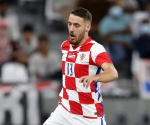 26.03.2022., Katar, Doha - Prijateljski turnir na kojem nastupaju Katar, Bugarska, Slovenija i Hrvatska priprema je za nadolazece Svjetsko prvenstvo. Prijateljska nogometna utakmica na stadionu Education City, Hrvatska - Slovenija. Photo: Igor Kralj/PIXSELL