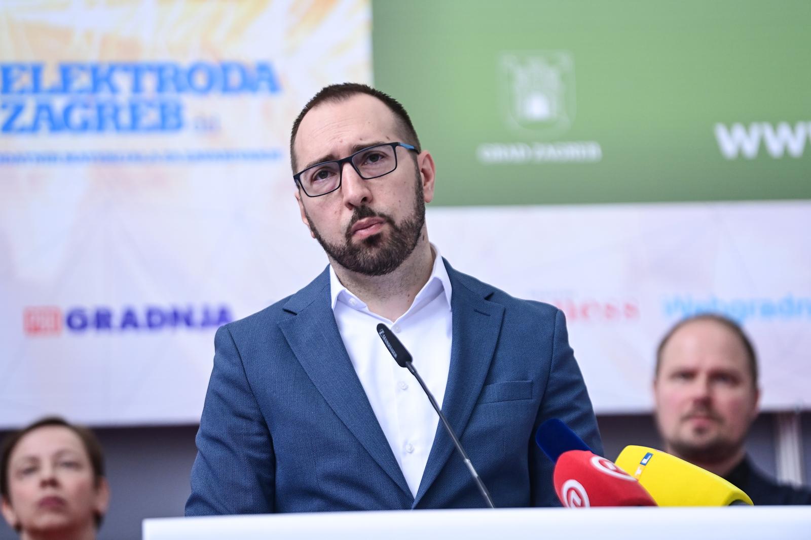 26.04.2022., Zagreb, - Gradonacelnik Tomislav Tomasevic odrzao je redovitu konferenciju za novinare. Photo: Igor Soban/PIXSELL