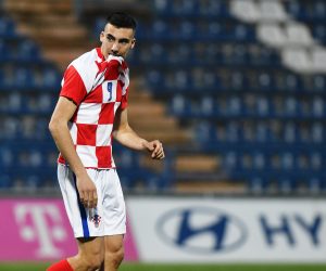 29.03.2022., Varazdin- Kvalifikacijska utakmica za Europsko Prvenstvo U21 2023., Hrvatska - Finska. Roko Simic  Photo: Vjeran Zganec-Rogulja/PIXSELL