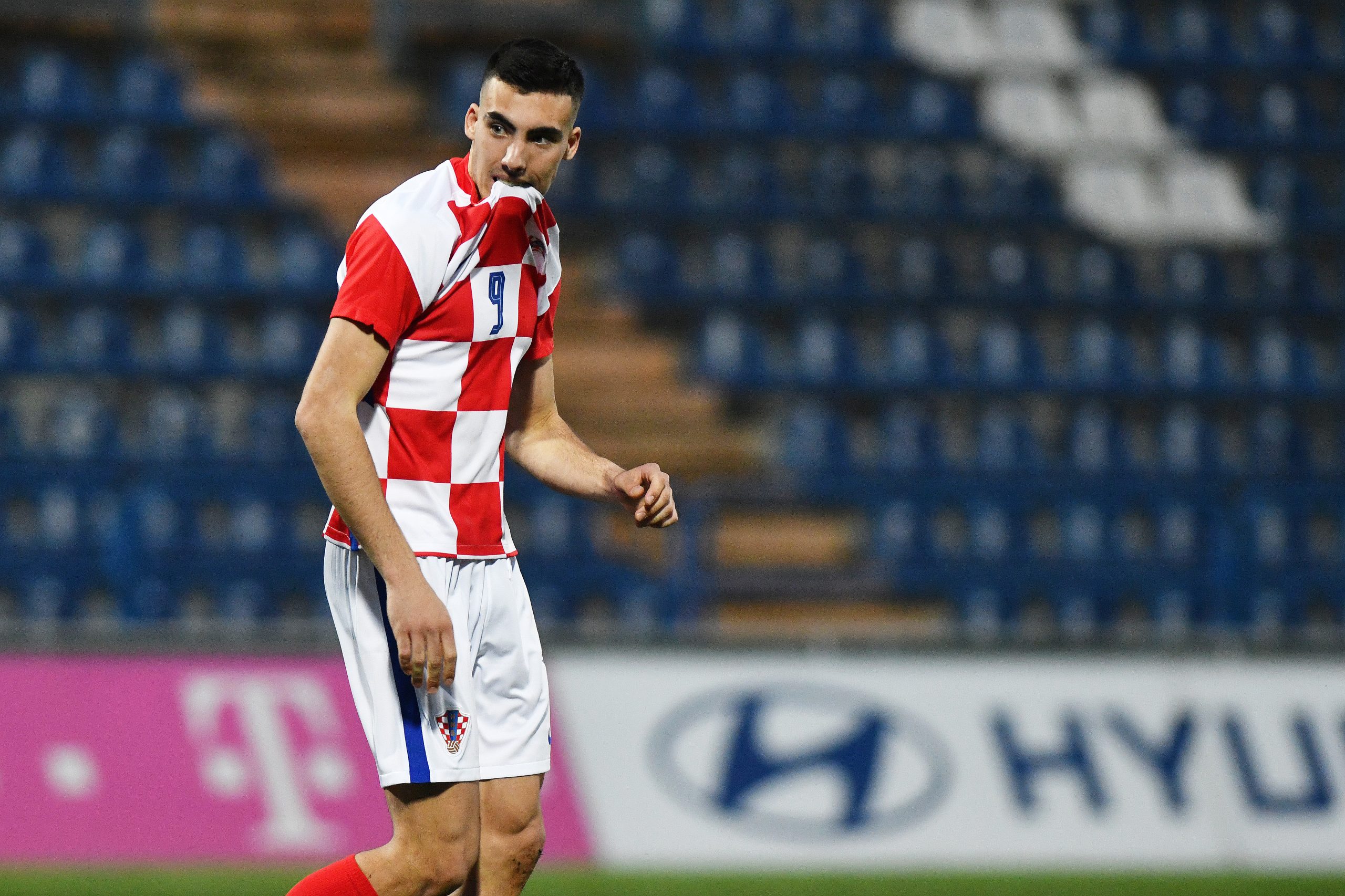 29.03.2022., Varazdin- Kvalifikacijska utakmica za Europsko Prvenstvo U21 2023., Hrvatska - Finska. Roko Simic  Photo: Vjeran Zganec-Rogulja/PIXSELL