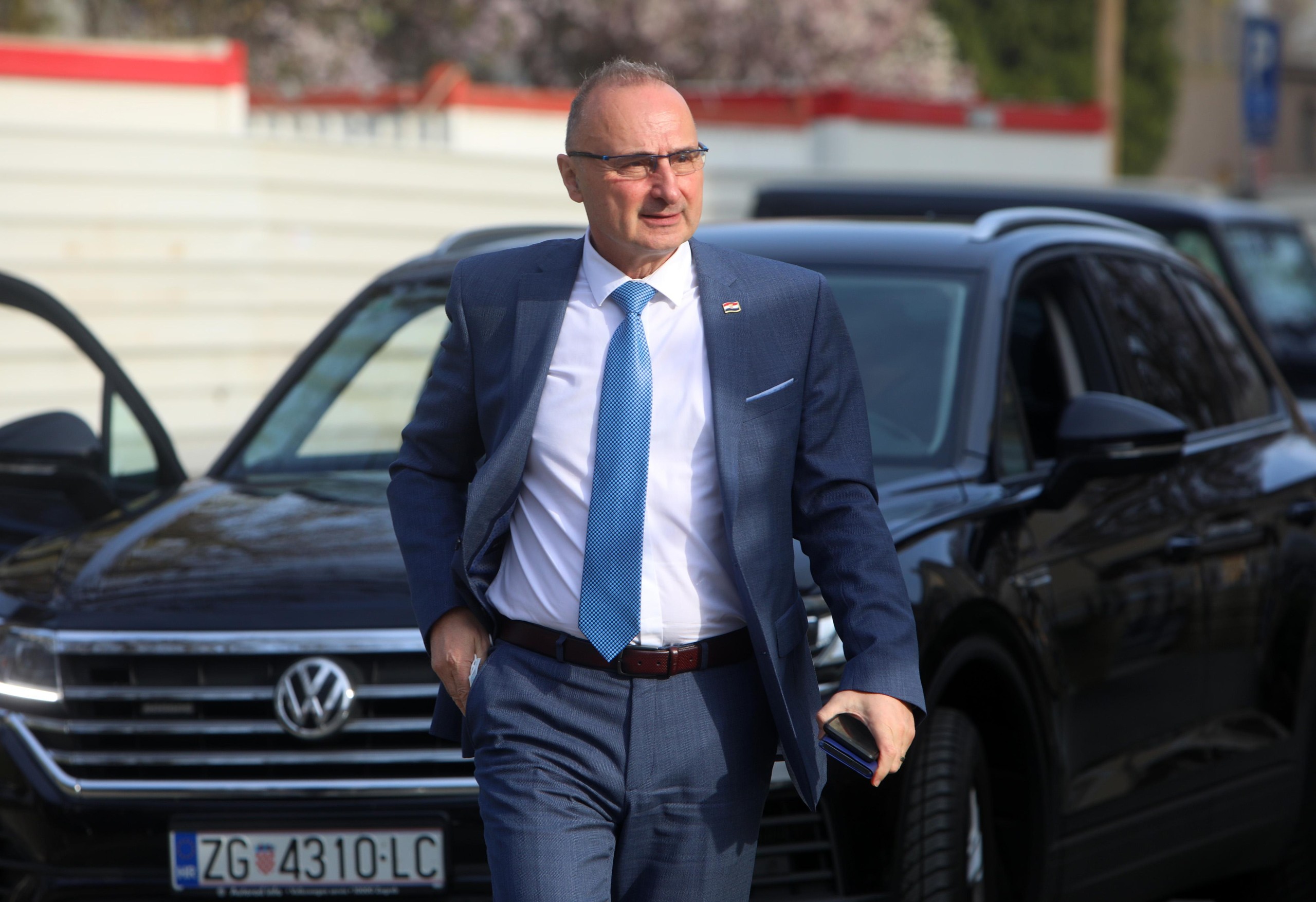29.03.2022., Karlovac - Zajednicka sjednica Predsjednistva, Nacionalnog vijeca i Kluba zastupnika Hrvatske demokratske zajednice. Gordan Grlic Radman. Photo: Kristina Stedul Fabac/PIXSELL