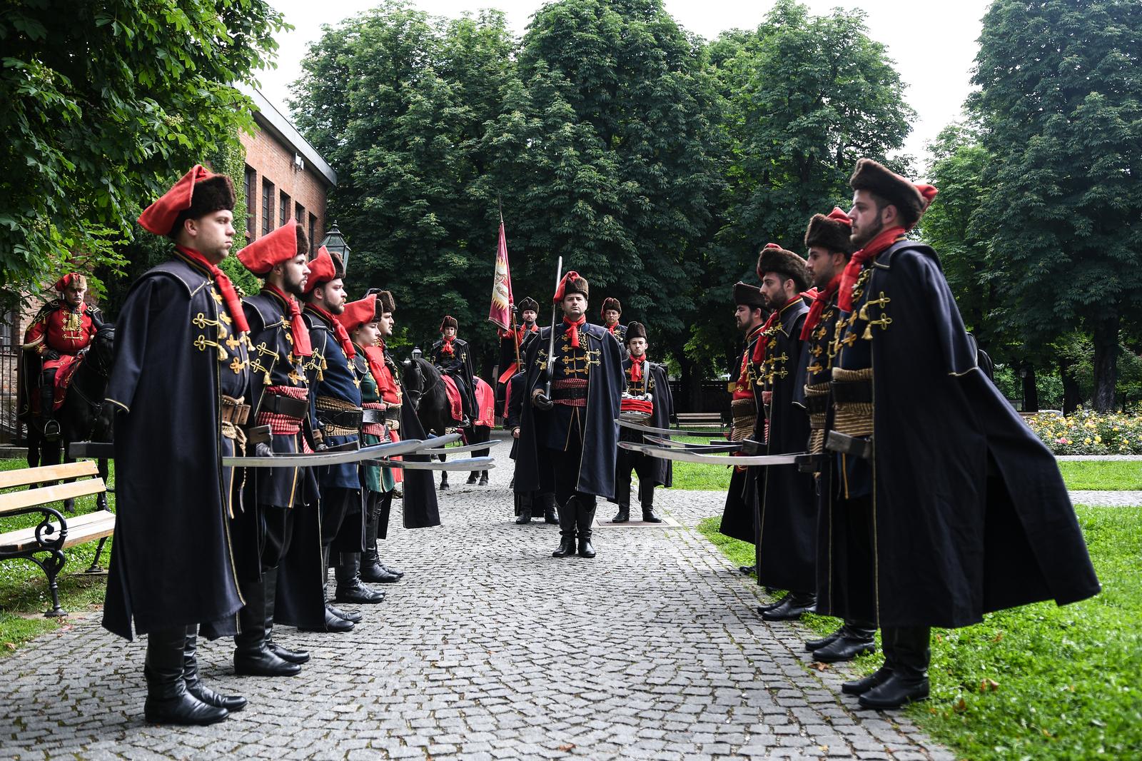 30.5.2021., Zagreb - Kravat pukovnija vratila se na zagrebacke ulicerPhoto: Zoe Sarlija/PIXSELL