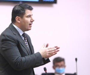 01.04.2022., Zagreb - Sabor 10. sjednicu nastavlja raspravom o prijedlogu zakona o Izvjescu o radu probacijske sluzbe za 2020. Nikola Grmoja   Photo: Patrik Macek/PIXSELL