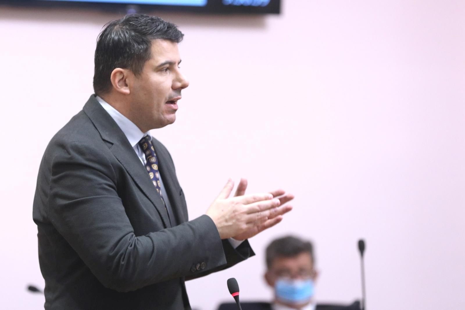 01.04.2022., Zagreb - Sabor 10. sjednicu nastavlja raspravom o prijedlogu zakona o Izvjescu o radu probacijske sluzbe za 2020. Nikola Grmoja   Photo: Patrik Macek/PIXSELL