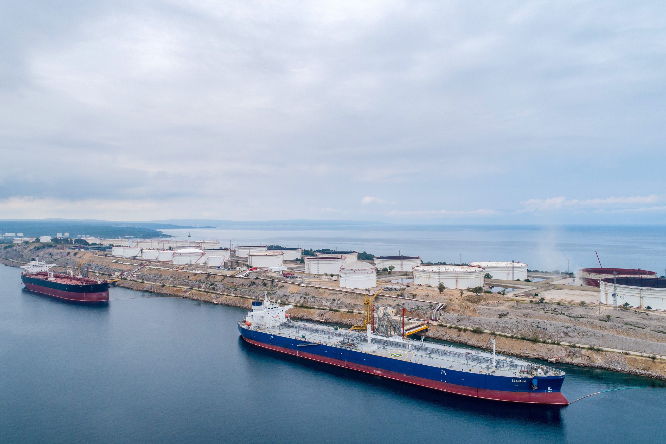 05.06.2019., Otok Krk - JANAF-ov terminal u Omislju.
Photo: Dino Stanin/PIXSELL