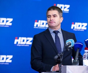 26.10.2021., Split - HDZ Split odrzao konferenciju za medije na kojoj su govorili o posljednjim dogadanjima u Gradskom vijecu i stanju u Gradu. Vice Mihanovic Photo: Miroslav Lelas/PIXSELL