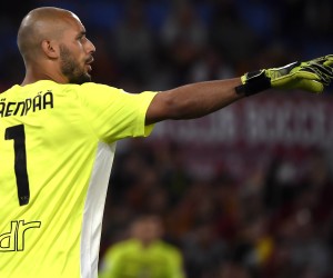 Niki Maenpaa of Venezia FC reacts during the Serie A football match between AS Roma and Venezia FC at Olimpico stadium in Rome Italy, May 14th, 2022. AS Roma played with the new 2022/2023 season jersey. Roma and Venezia drew 1-1. Photo Andrea Staccioli / Insidefoto andreaxstaccioli