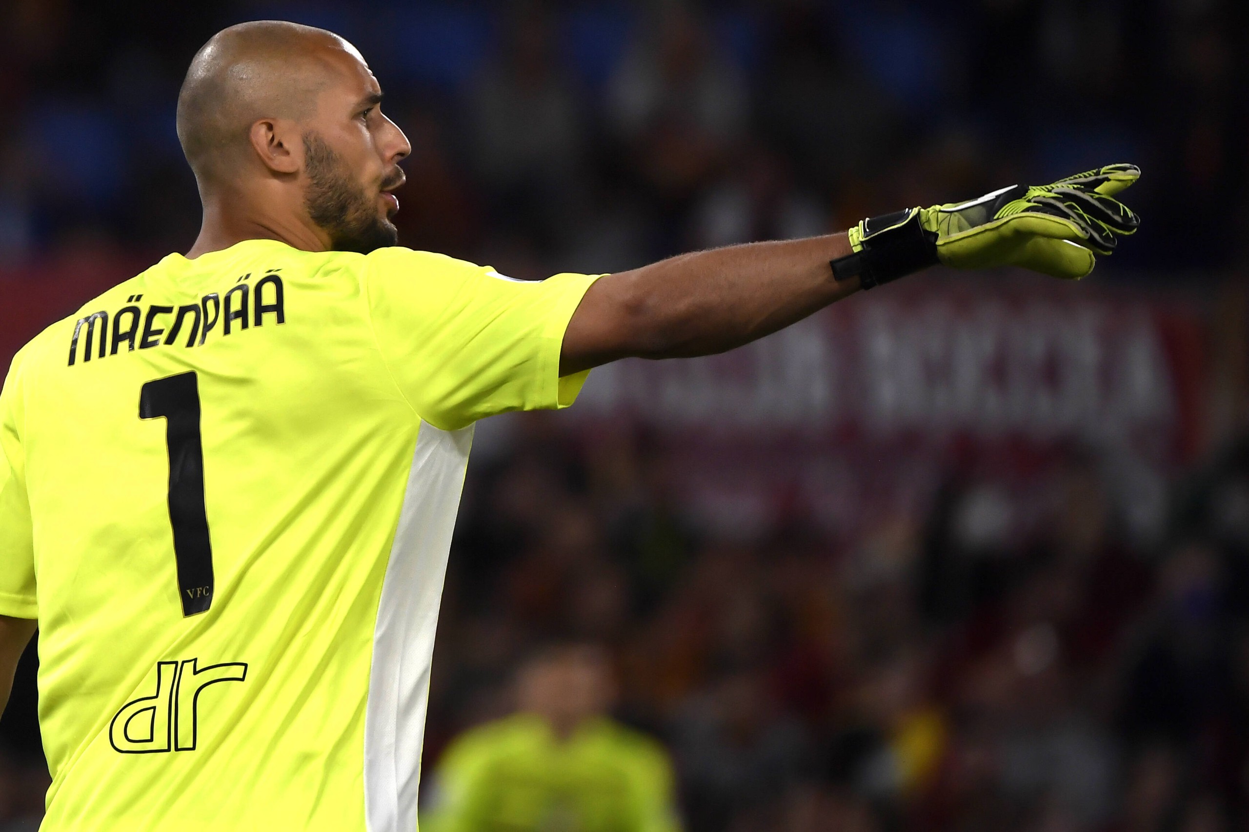 Niki Maenpaa of Venezia FC reacts during the Serie A football match between AS Roma and Venezia FC at Olimpico stadium in Rome Italy, May 14th, 2022. AS Roma played with the new 2022/2023 season jersey. Roma and Venezia drew 1-1. Photo Andrea Staccioli / Insidefoto andreaxstaccioli