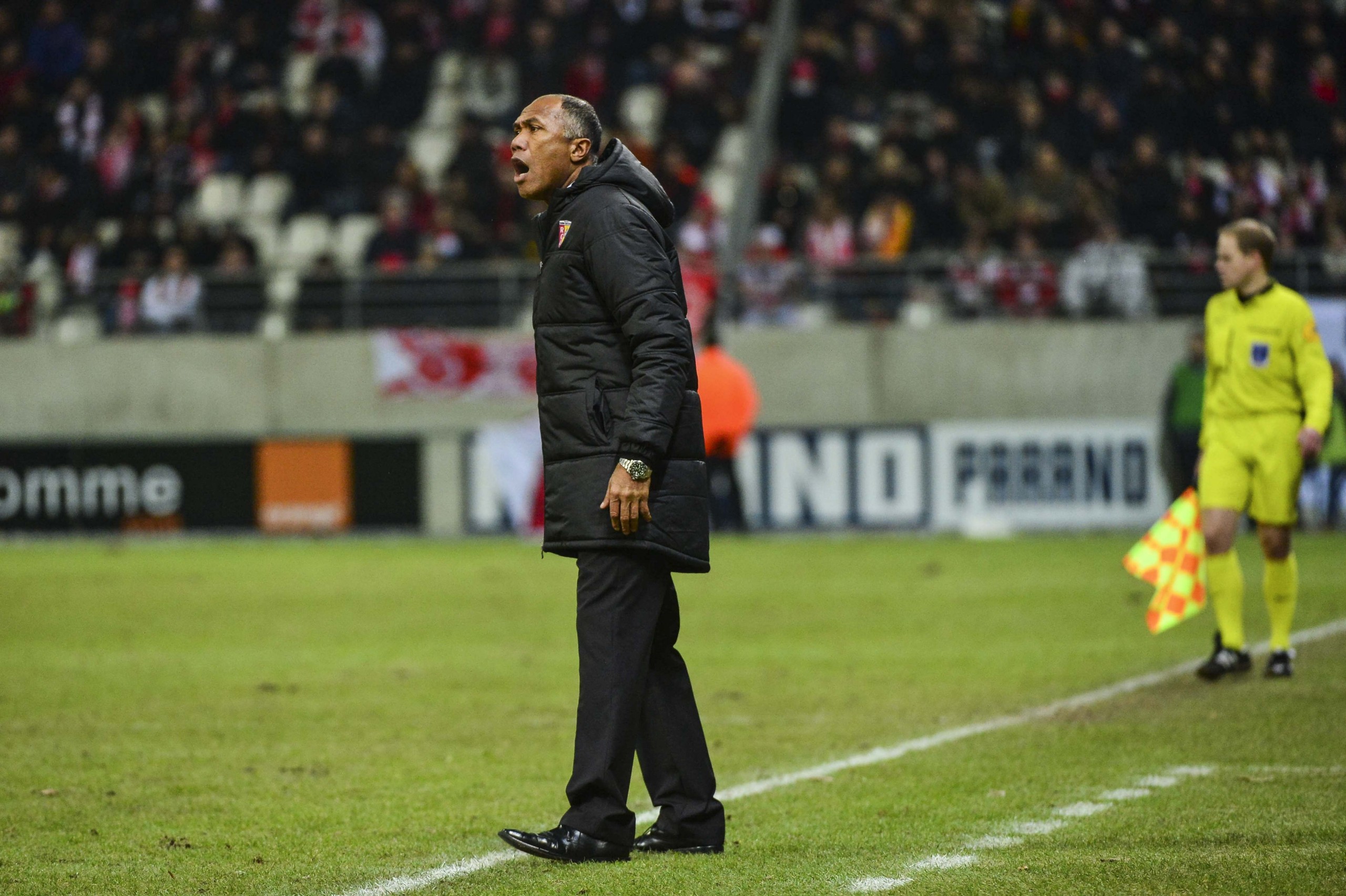 Antoine KOMBOUARE - 25.01.2015 - Reims / Lens - 22eme journee de Ligue1.Photo : Dave Winter / Icon Sport *** Local Caption (Cal Sport Media via AP Images)