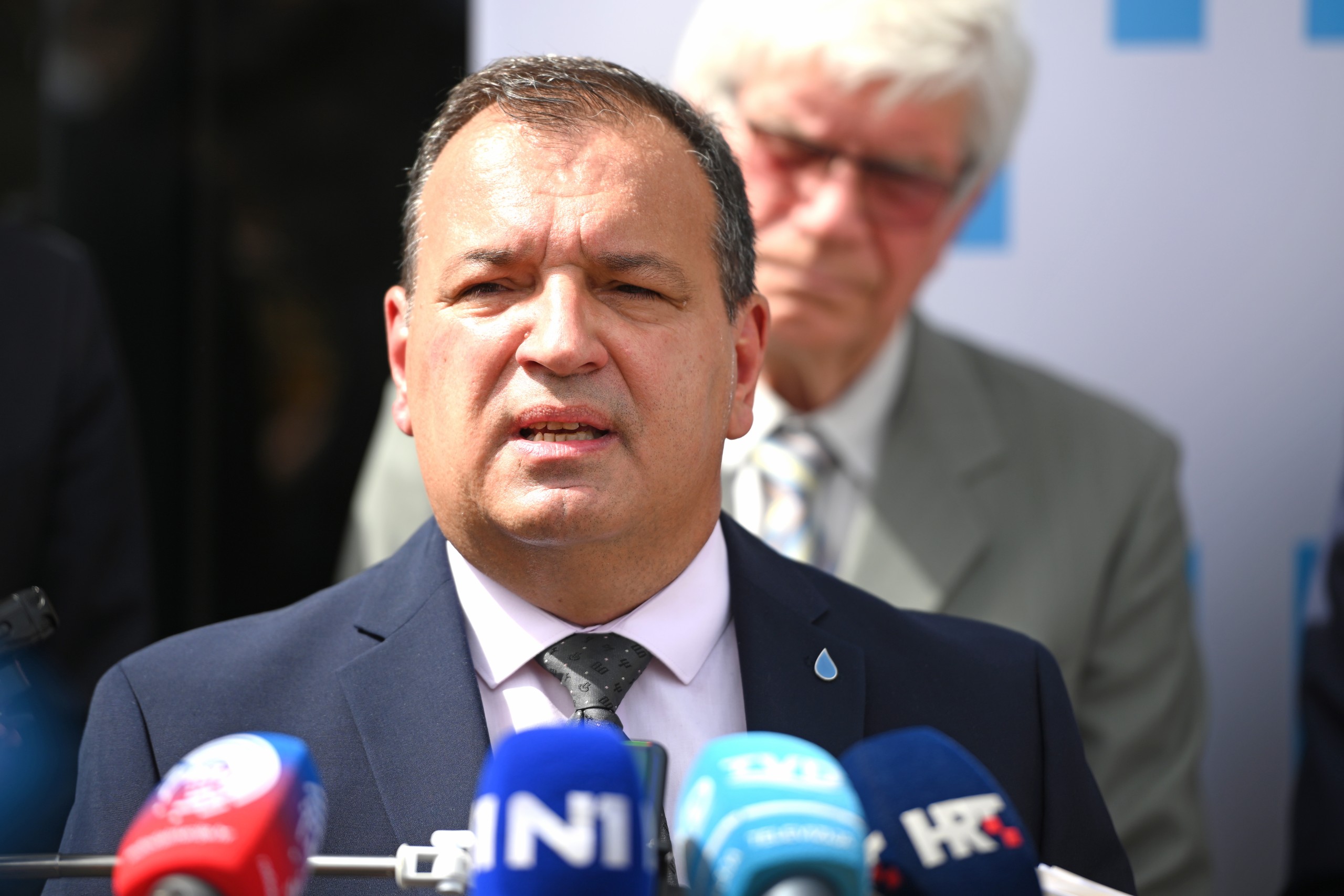 Split, 27.5.2022.-Ministar zdravstva Vili Beroš nazočio je otvaranju I. faze Objedinjenog hitnog bolničkog prijema (OHBP) KBC-a Split.  foto HINA/ Mario STRMOTIĆ/ ua