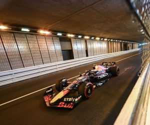 epa09981925 Mexican Formula One driver Sergio Perez of Red Bull Racing in action during the third practice session of the Formula One Grand Prix of Monaco at the Circuit de Monaco in Monte Carlo, Monaco, 28 May 2022. The 2022 Formula One Grand Prix of Monaco will take place on 29 May.  EPA/CHRISTIAN BRUNA