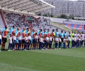 01.05.2022.,Split- Humanitarna utakmica izmedju Hajduka i Sahtara iz Donecka. Sredstva koja ce se prikupiti bit ce namijenjena braniteljima Ukrajine, lijecnicima, volonerskim udrugama i djeci pogodjenoj ratom. Photo: Ivo Cagalj/PIXSELL