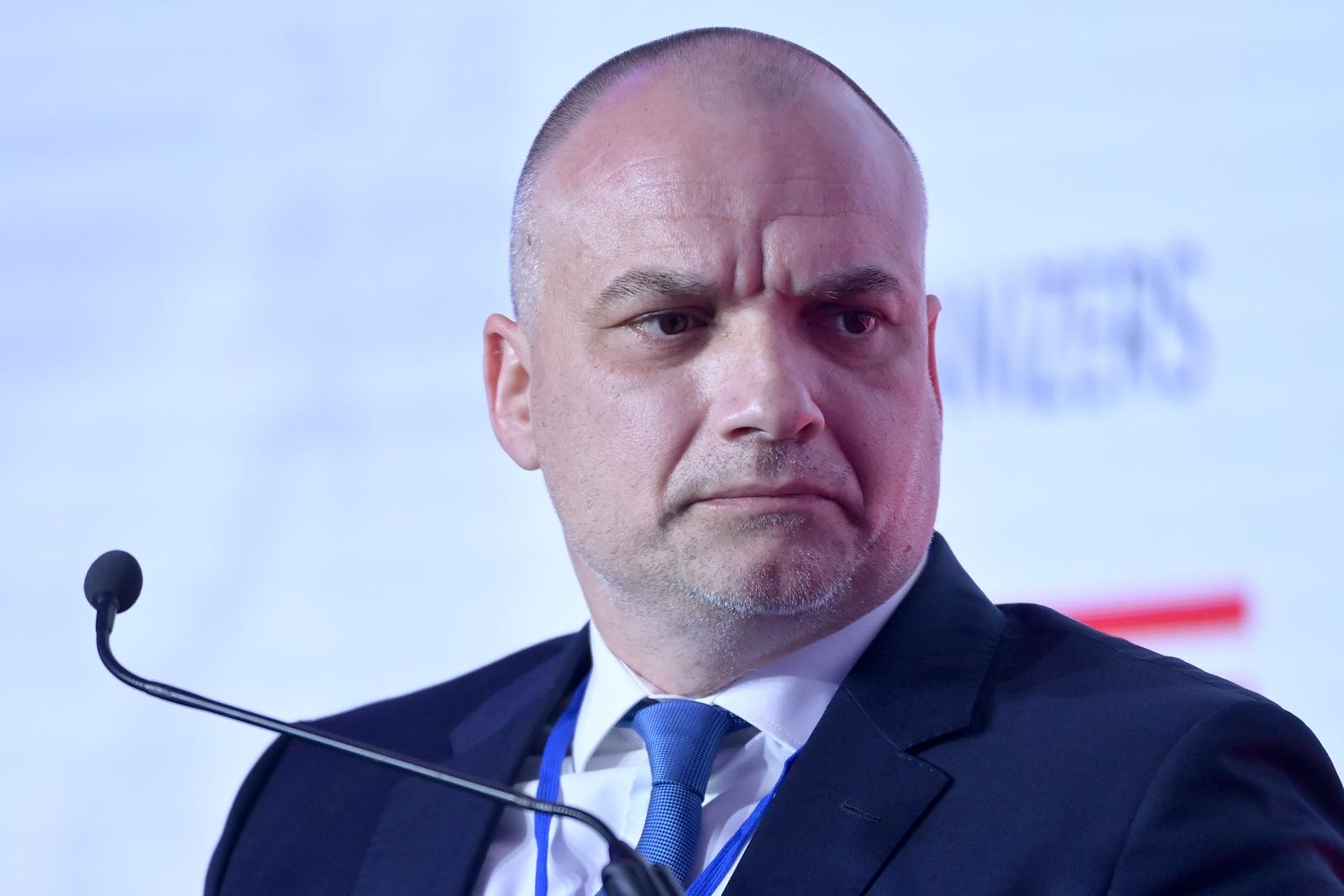 05.04.2022., Zagreb - Povodom 30. godisnjice americko - hrvatskih diplomatsko gospodarskih odnosa u hotelu Hilton Garden Inn Zagreb se odrzava U.S. - Croatia Forum. 
Panel: Security and International Relations
- Richard W. Downing, Deputy Assistant Attorney General, U.S. Department of Justice
- Dragan Lozanci, National Security and Defense Advisor to the Croatian President
- Davor Bozinovic, Minister of Interior and Deputy Prime Minister
- Lauren Speranza, Director of the Transatlantic Defense and Security program, Center for European Policy Analysis (CEPA)
-  Daniel Markic, Head of Security Intelligence Agency
- Moderator: Igor Alborghetti, Express Photo: Igor Soban/PIXSELL