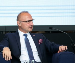 06.05.2022., Zagreb - U nacionalnoj i sveucilisnoj knjiznici odrzana je konferencija o buducnosti Europe - Doprinos Republike Hrvatske. Goran Grlic Radman. Photo: Luka Stanzl/PIXSELL
