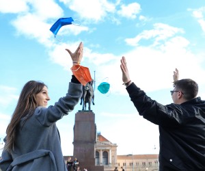 08.04.2022., Zagreb - Od sutra u ponoc primjenjuju se nove mjere te covid potvrde i maske za sada odlaze u povijest. Photo: Emica Elvedji/PIXSELL