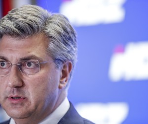 09.05.2022., Zagreb - Premijer Andrej Plenkovic dao je izjavu za novinare nakon sjednice predsjednistva i nacionalnog vijeca HDZ-a.
   Photo: Slavko Midzor/PIXSELL