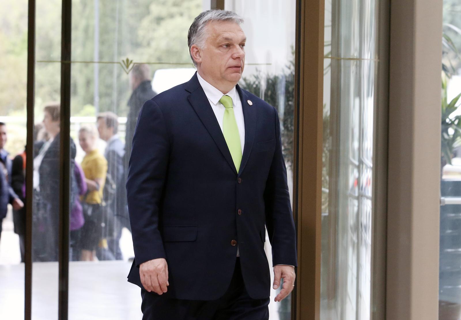 12.04.2019., Dubrovnik - U hotelu Rixos odrzava se 9th Business Forum of CEEC & China (9. poslovni forum zemalja srednje i istocne Europe i Kine). Premijer Madjarske Viktor Orban Photo: Ivo Cagalj/PIXSELL
