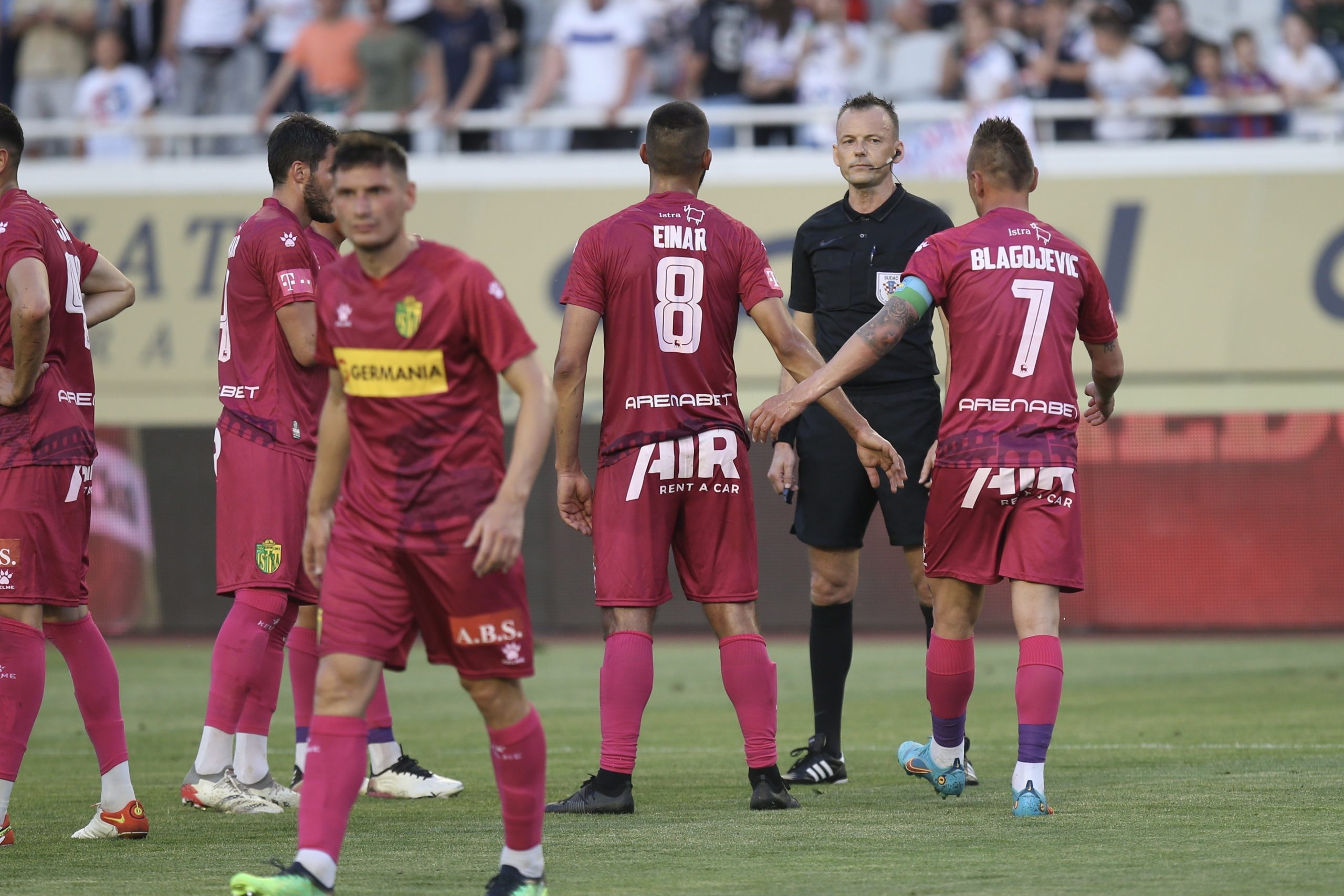 14.05.2022., stadion Poljud, Split - Utakmica 35. kola Hrvatski Telekom Prve lige izmedju Hajduka i Istre 1961.  Photo: Ivo Cagalj/PIXSELL