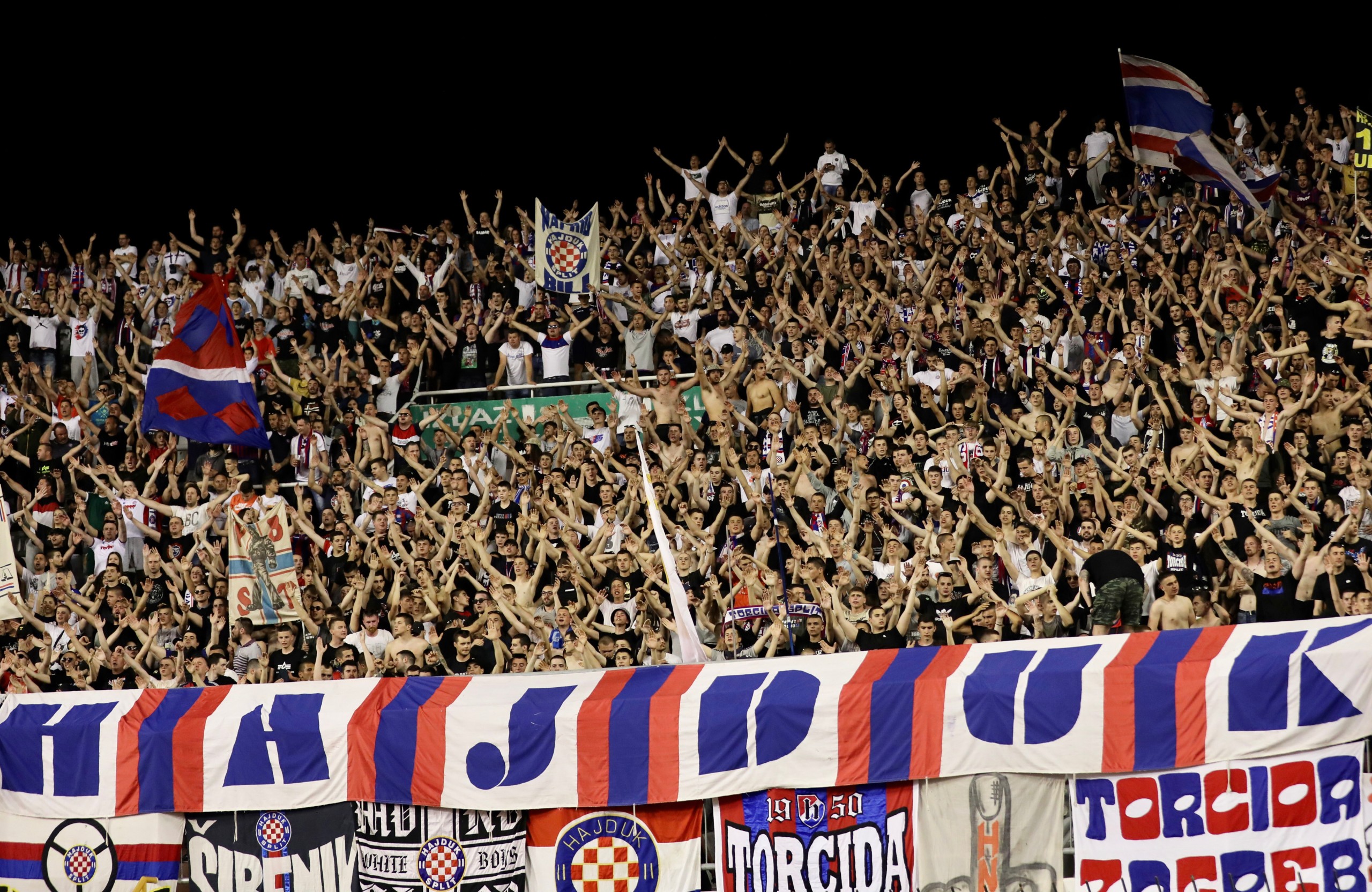 14.05.2022., stadion Poljud, Split - Utakmica 35. kola Hrvatski Telekom Prve lige izmedju Hajduka i Istre 1961.  Photo: Ivo Cagalj/PIXSELL
