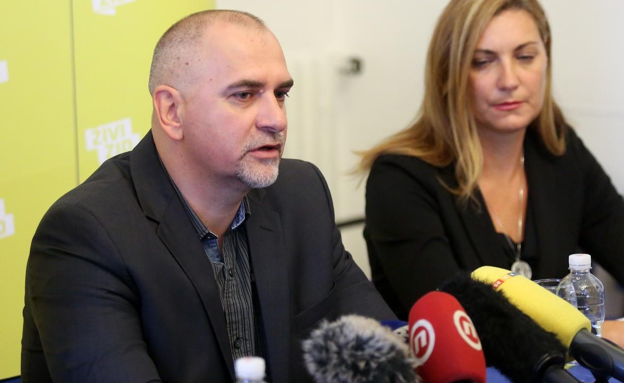 14.09.2019., Zagreb - U prostorijama Europskog doma odrzana je konferencija za medije Zivog zida na temu Potreba za ispitivanjem porijekla imovine i Zakon o ispitivanju porijekla imovine. Zeljko Cvrtila.rPhoto: Borna Filic/PIXSELL