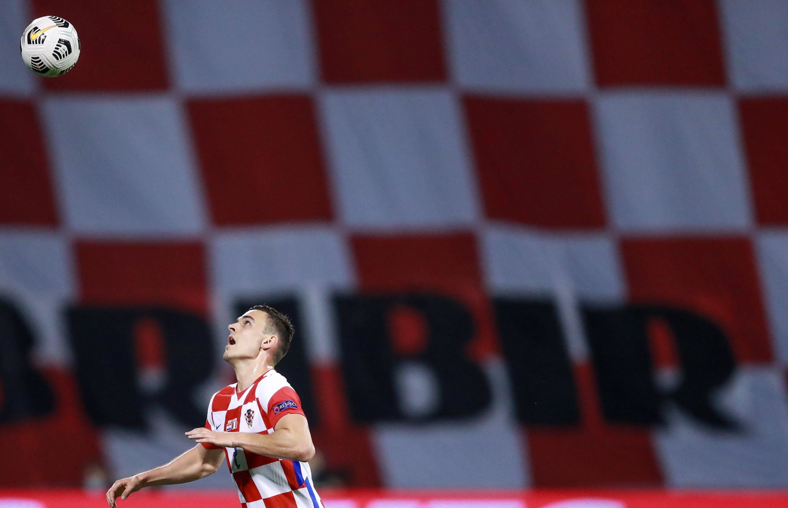 14.10.2020., stadion Maksimir, Zagreb - UEFA Liga nacija, 4. kolo grupe 3, skupine A, Hrvatska - Francuska. Filip Uremovic Photo: Sanjin Strukic/PIXSELL