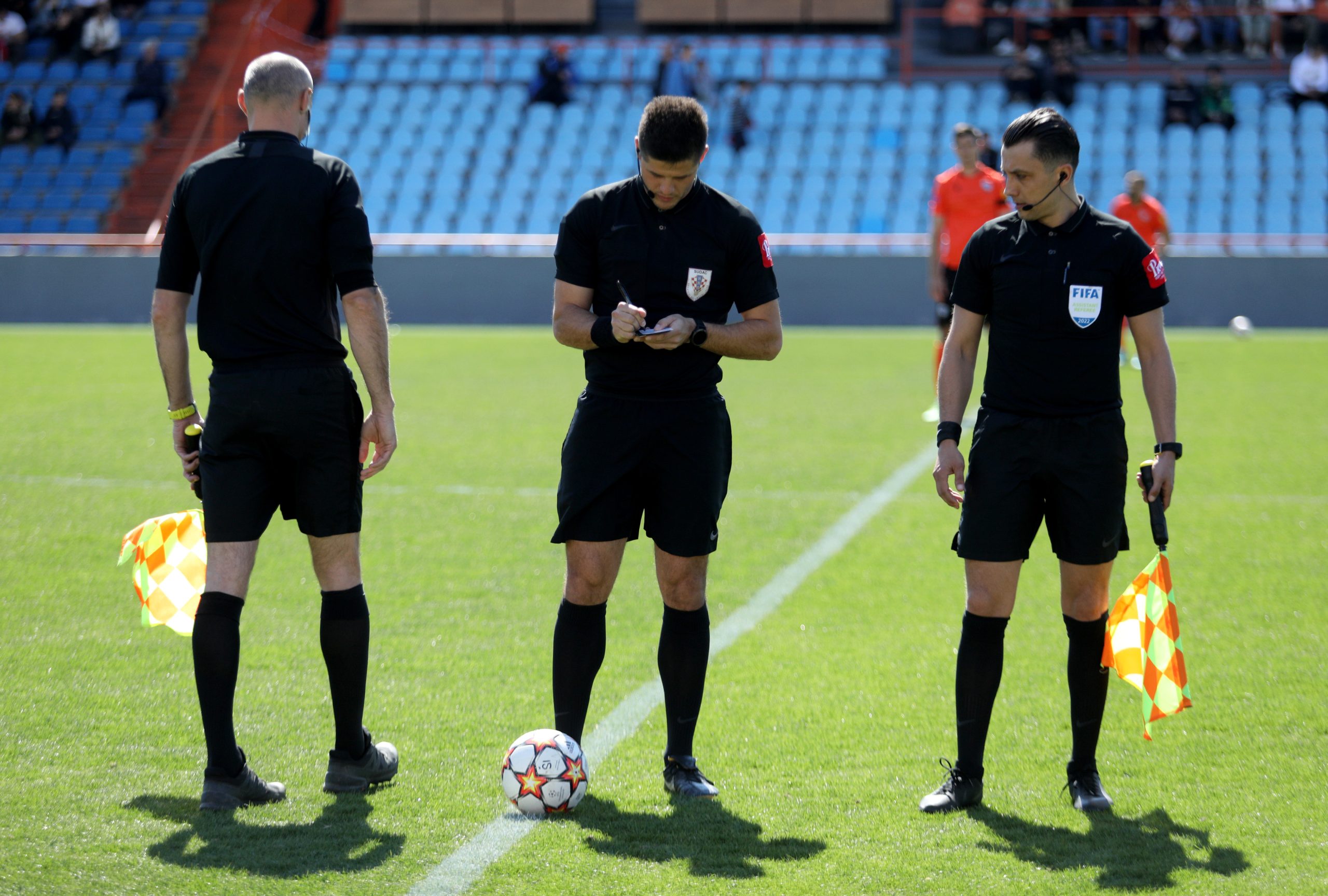 16.04.2022., Sibenik - Hrvatski Telekom Prva liga, 31. kolo, HNK Sibenik - NK Slaven Belupo. Photo: Dusko Jaramaz/PIXSELL