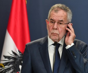 Beograd: Konferencija za medije Van der Bellena i Aleksandra Vučića 17.10.2018., Beograd, Srbija - Predsjednik Austrije Alexander Van der Bellen doputovao je u sluzbeni posjet Srbiji. Zajednicka konferencija za medije. Photo: Srdjan Ilic/PIXSELL