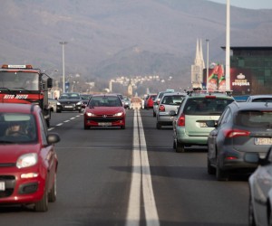 17.12.2019., Zagreb - Gradonacelnik Grada Zagreba Milan Bandic prisustvovao je obiljezavanju zavrsetka radova na Mostu slobode.rPhoto: Davor Puklavec/PIXSELL