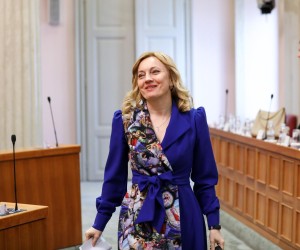 20.04.2022., Zagreb - Saborskim aktualnim prijepodnevom, na kojemu 40 zastupnika postavlja pitanja clanovima Vlade RH, Hrvatski sabor pocinje novu, 11. sjednicu. Marijana Petir Photo: Emica Elvedji/PIXSELL