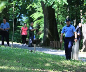 21.05.2022., Nasice - Mladic ubio djevojku, te nakon ubojstva skocio sa mosta zeleci napraviti samoubojstvo.   Photo: Davor Javorovic/PIXSELL